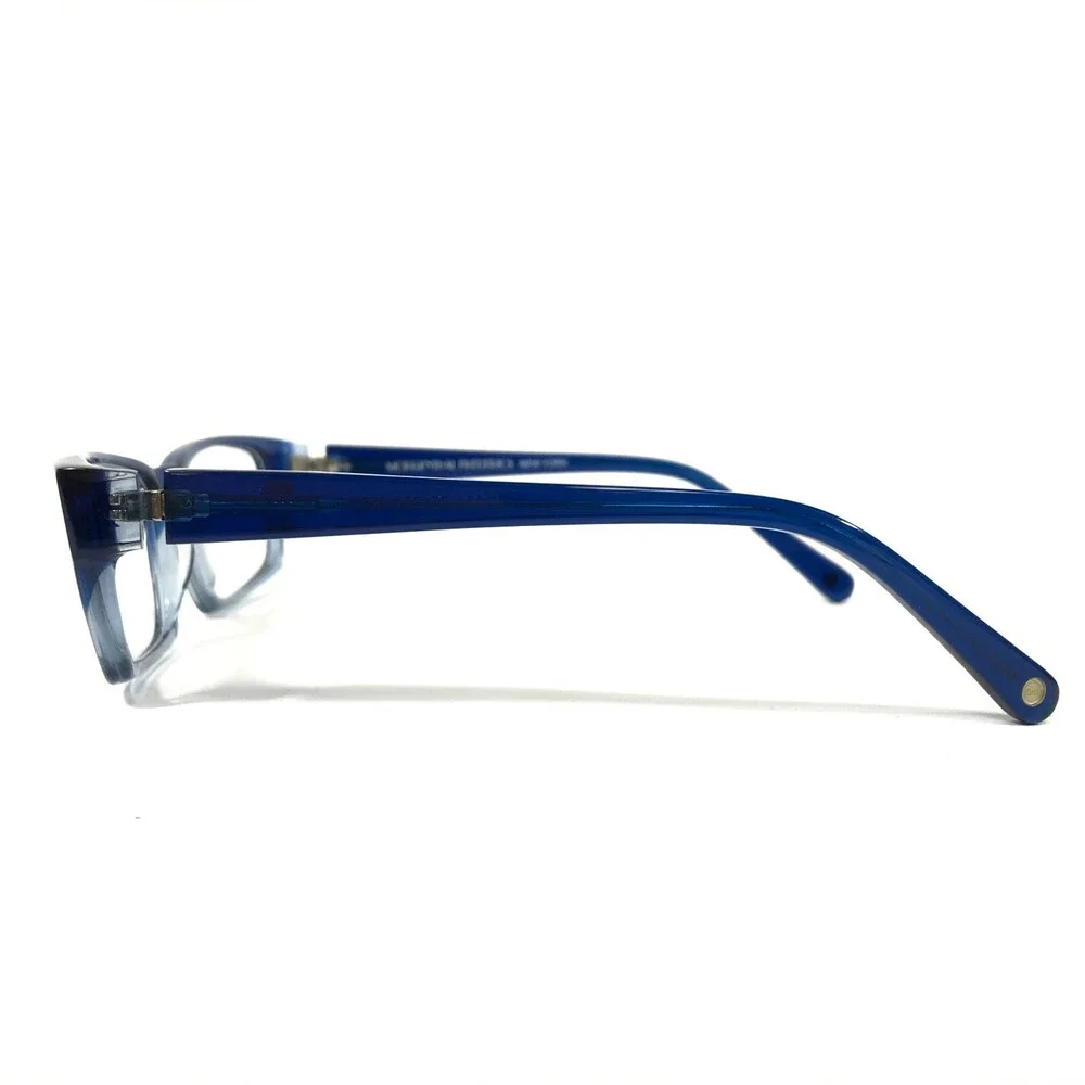 Morgenthal Frederics Eyeglasses Frames 353 PINE Clear Blue Fade 51-18-135
